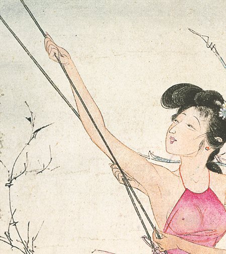 万荣-胡也佛的仕女画和最知名的金瓶梅秘戏图